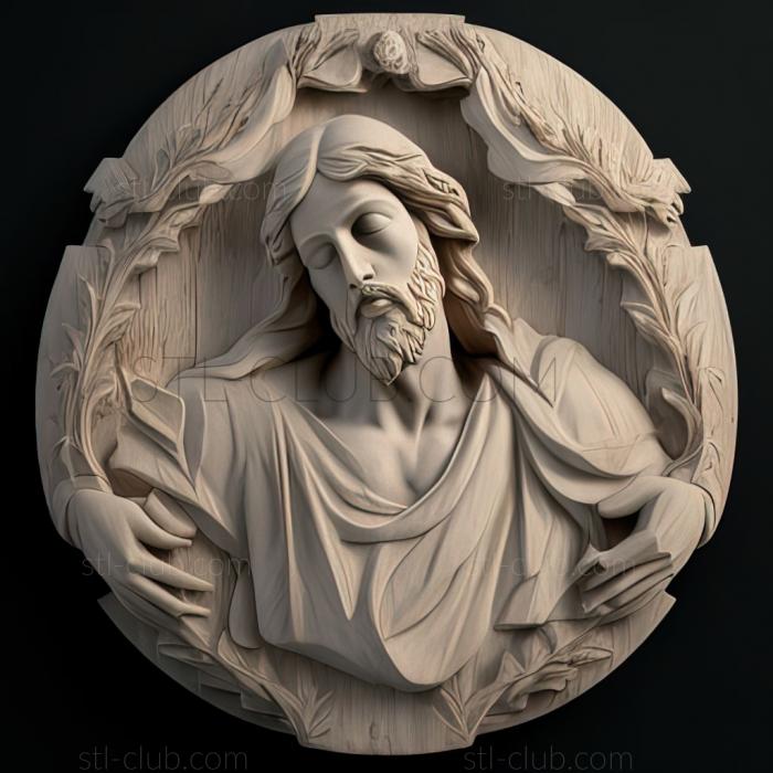 3D model st jesus (STL)